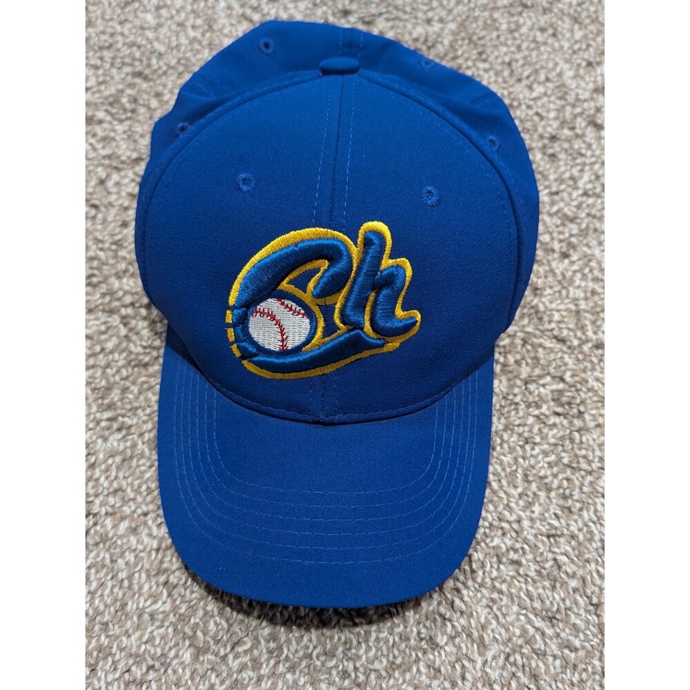 Charros De Jalisco Fitted Hat F-Fit Delta Size M/L Blue Baseball Pacific League